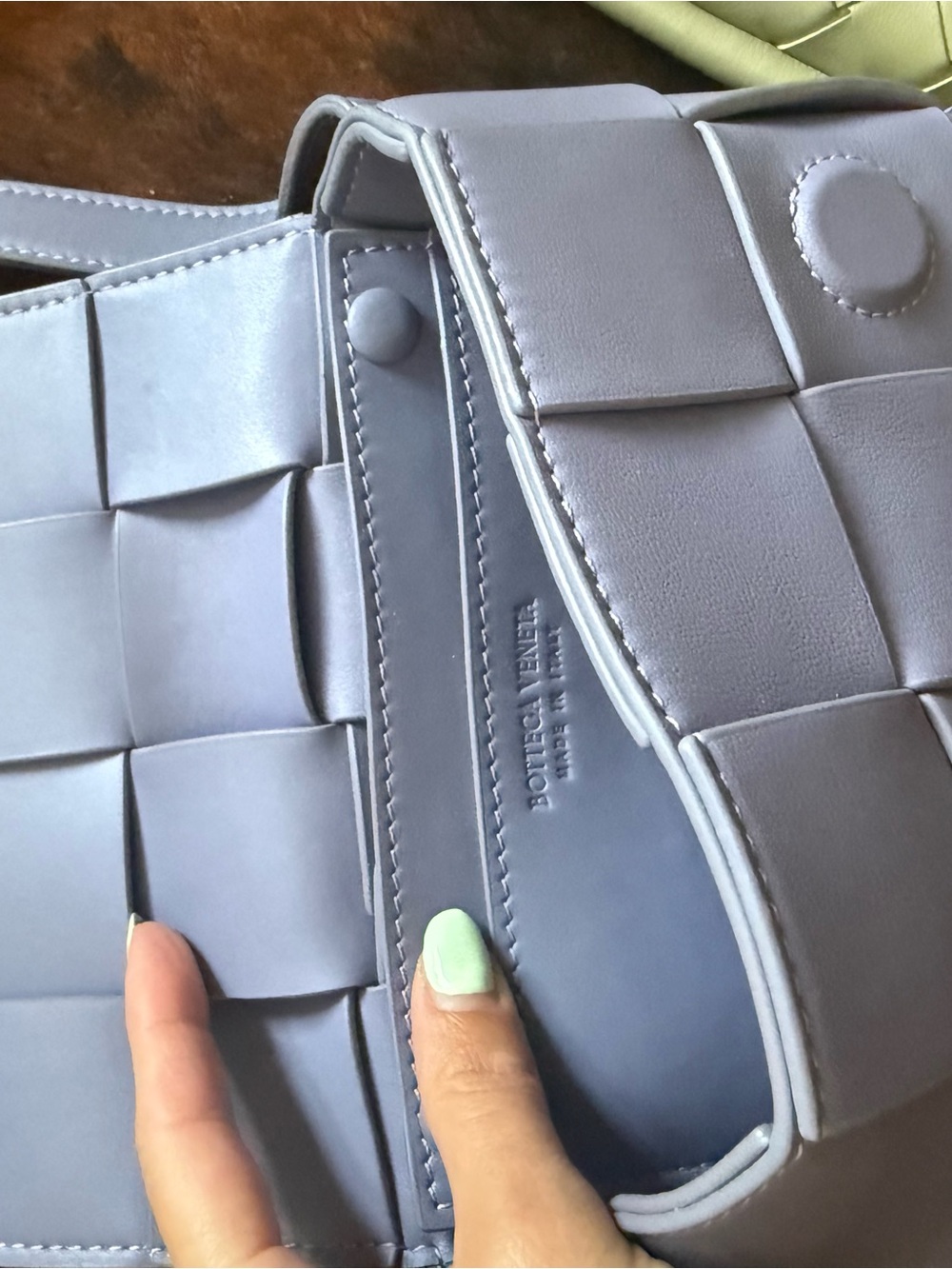 Bottega Woven Strap Crossbody & Sage Woven Shoulder Bag Set - Picture 5 of 5
